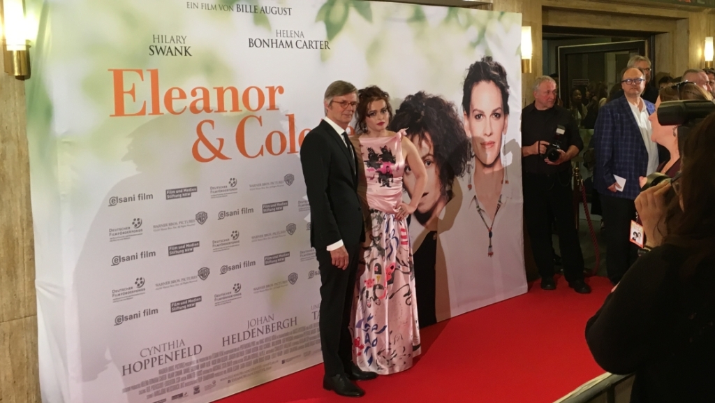 Bille August and Helena Bonham Carter at the European premiere of ELEANOR & COLETTE in Essen.